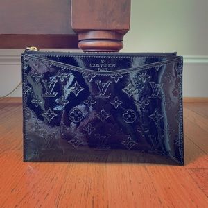 Authentic Louis Vuitton black mini tote.